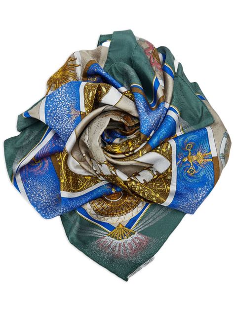 hermes scarf natural folds|pre owned hermes scarf.